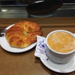 Café y croissant la mallorquina puerta del sol