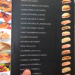 Carta montaditos desayunar restaurante cáscaras II calle enrique larreta madrid 1