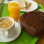 Desayuno café palmera zumo linvg food Aravaca
