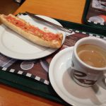 Desayuno tostadas con tomate Rodilla Diego de León Madrid