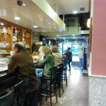 Interior Cafetería Santillana Isaac Peral Desayunar en Madrid