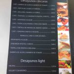 Menús desayunos restaurante cáscaras II calle enrique larreta madrid 1